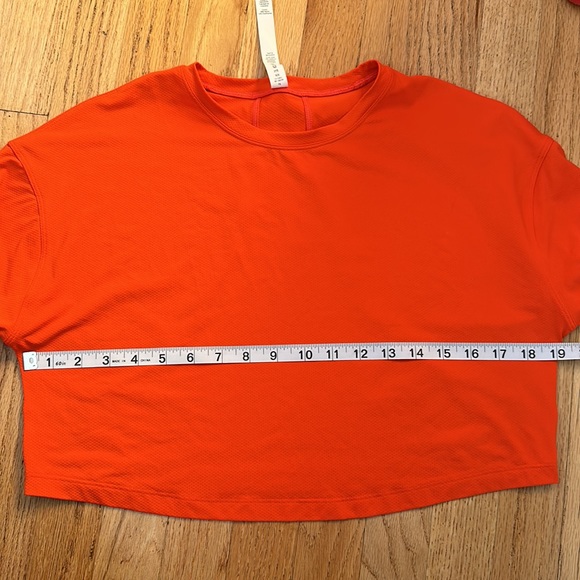 Lululemon Athletica Orange Muscle Love Long Sleeve Size 2 - Picture 5 of 6